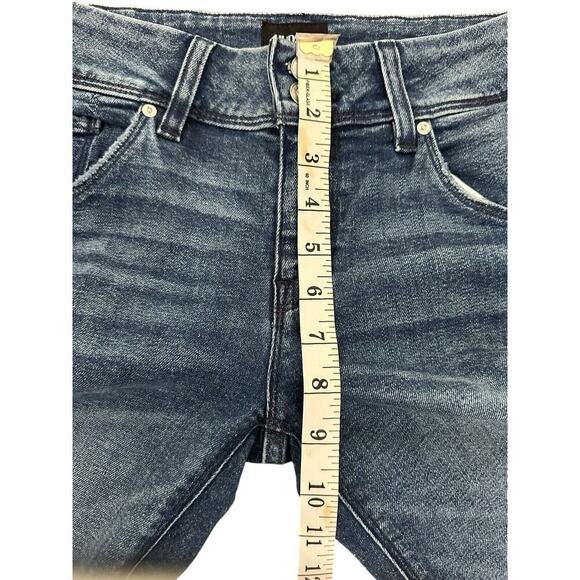 Hudson Beth Baby Boot-Cut Jeans 28” Blue Mid-Rise Flap Pockets NEW $195 - Picture 5 of 12